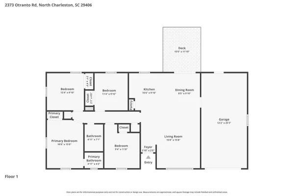 $2,200 | 2373 Otranto Road, North Charleston, SC 29406