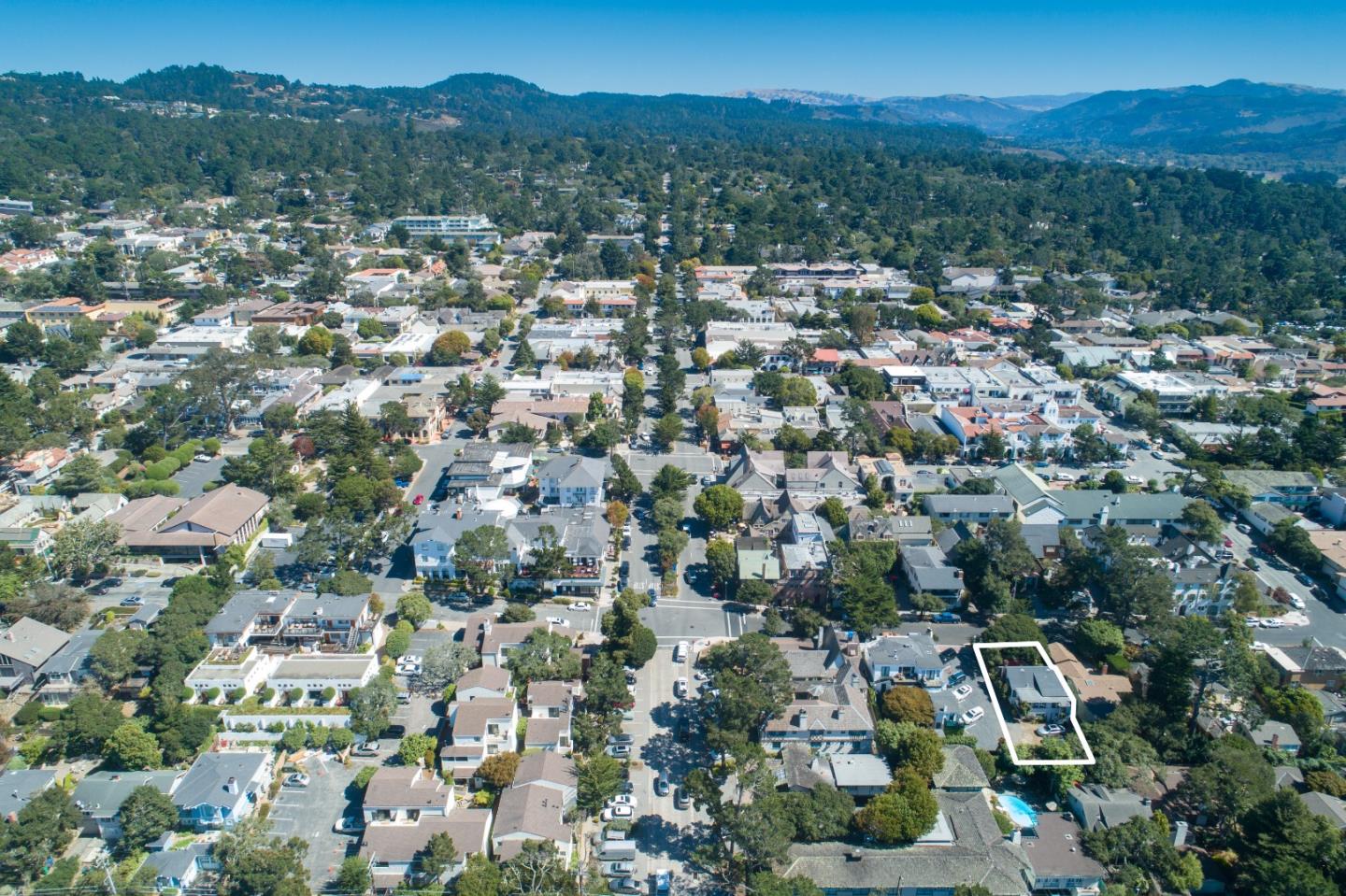 3 Ocean Avenue Carmel, CA 93921 - Photo 16 of 16 an aerial view of residential houses with outdoor space and trees
