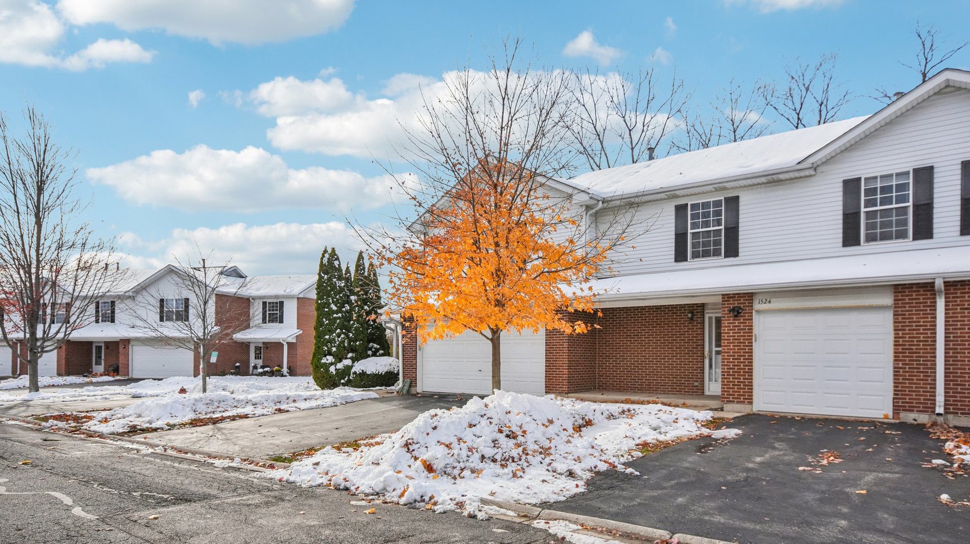 1524 Anderson Trail Zion, IL 60099 - Photo 1 of 22 a front view of a house with a yard and garage