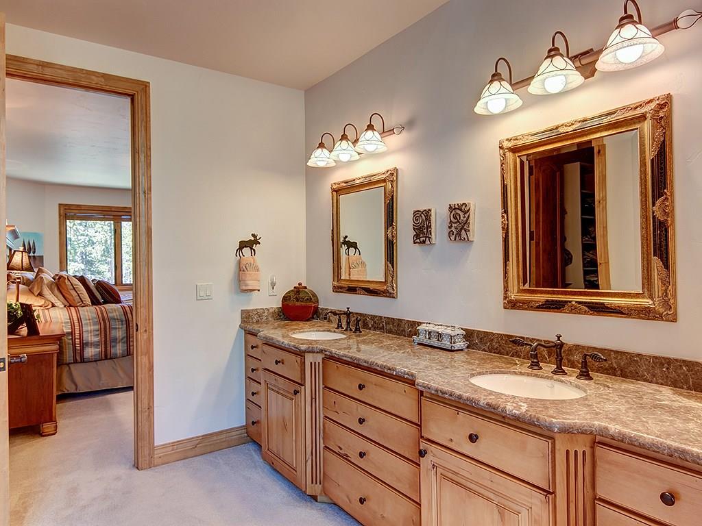 677 White Cloud Drive Breckenridge, CO 80424 - Photo 16 of 25 a bathroom with double sink and a mirror