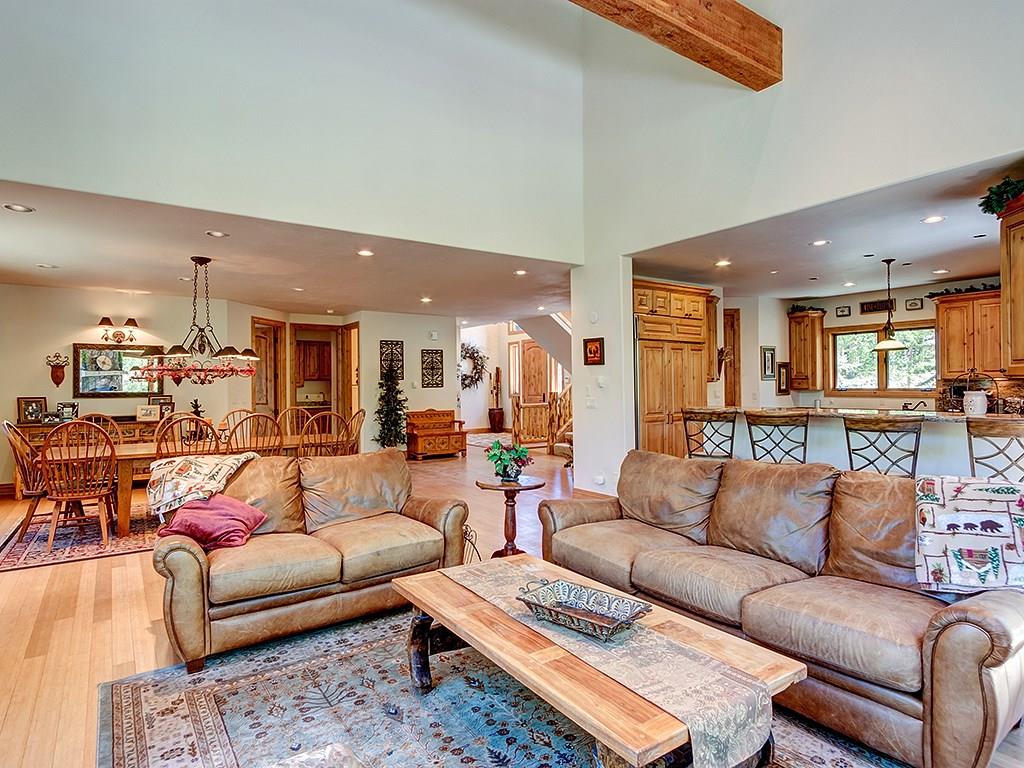 677 White Cloud Drive Breckenridge, CO 80424 - Photo 6 of 25 a living room with furniture and kitchen view