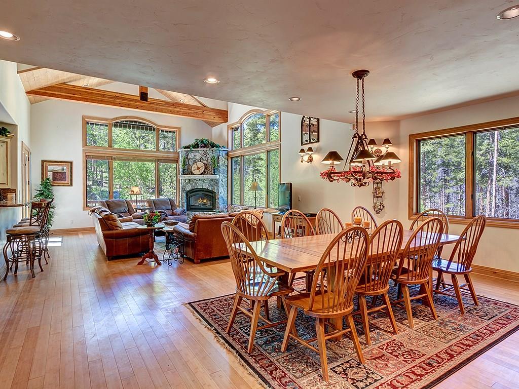 677 White Cloud Drive Breckenridge, CO 80424 - Photo 7 of 25 a view of a dining room with furniture window and wooden floor