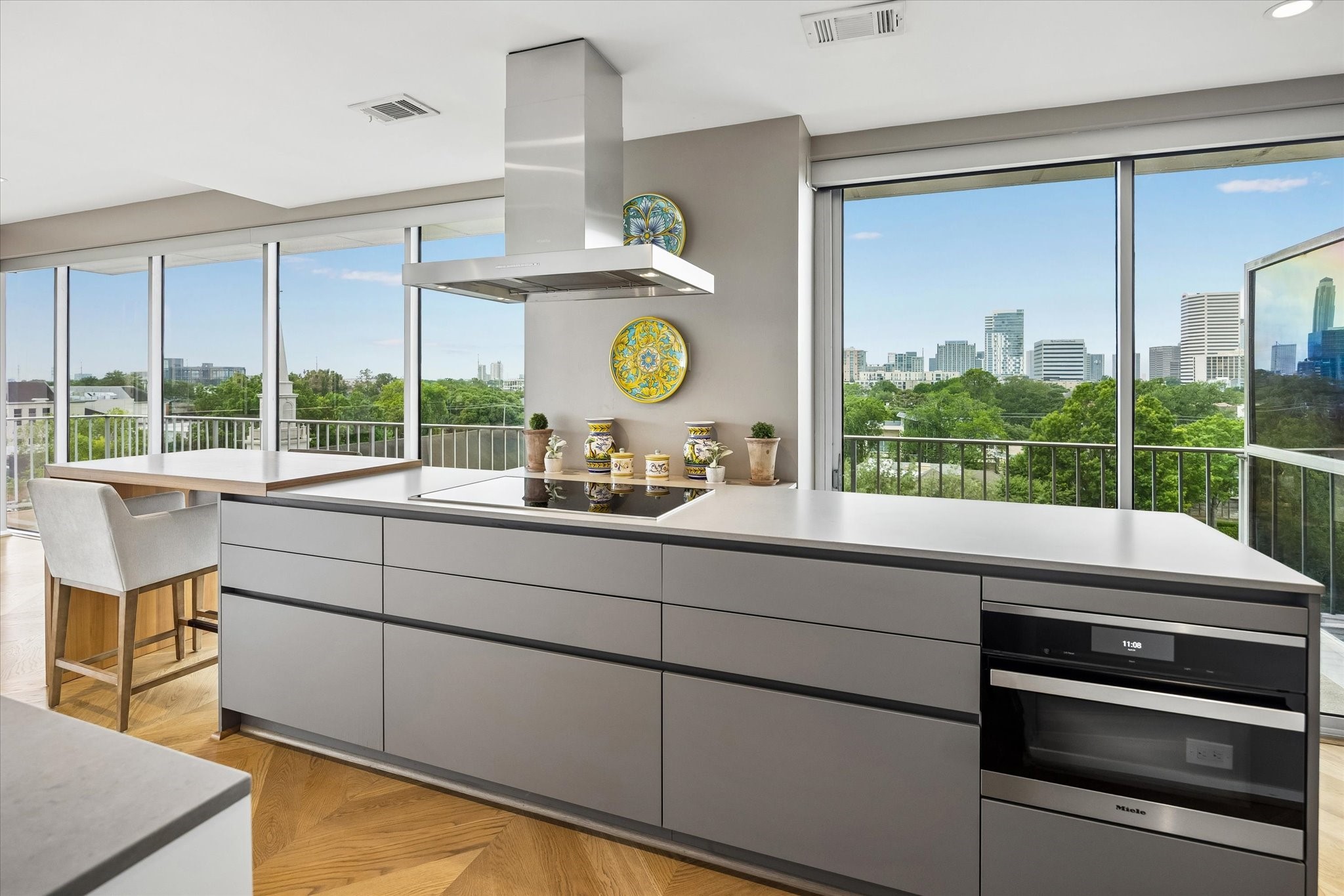2200 Willowick Road, Unit 5C Houston, TX 77027 - Photo 10 of 27 High end and recently installed Eggersman kitchen with Miele appliances.