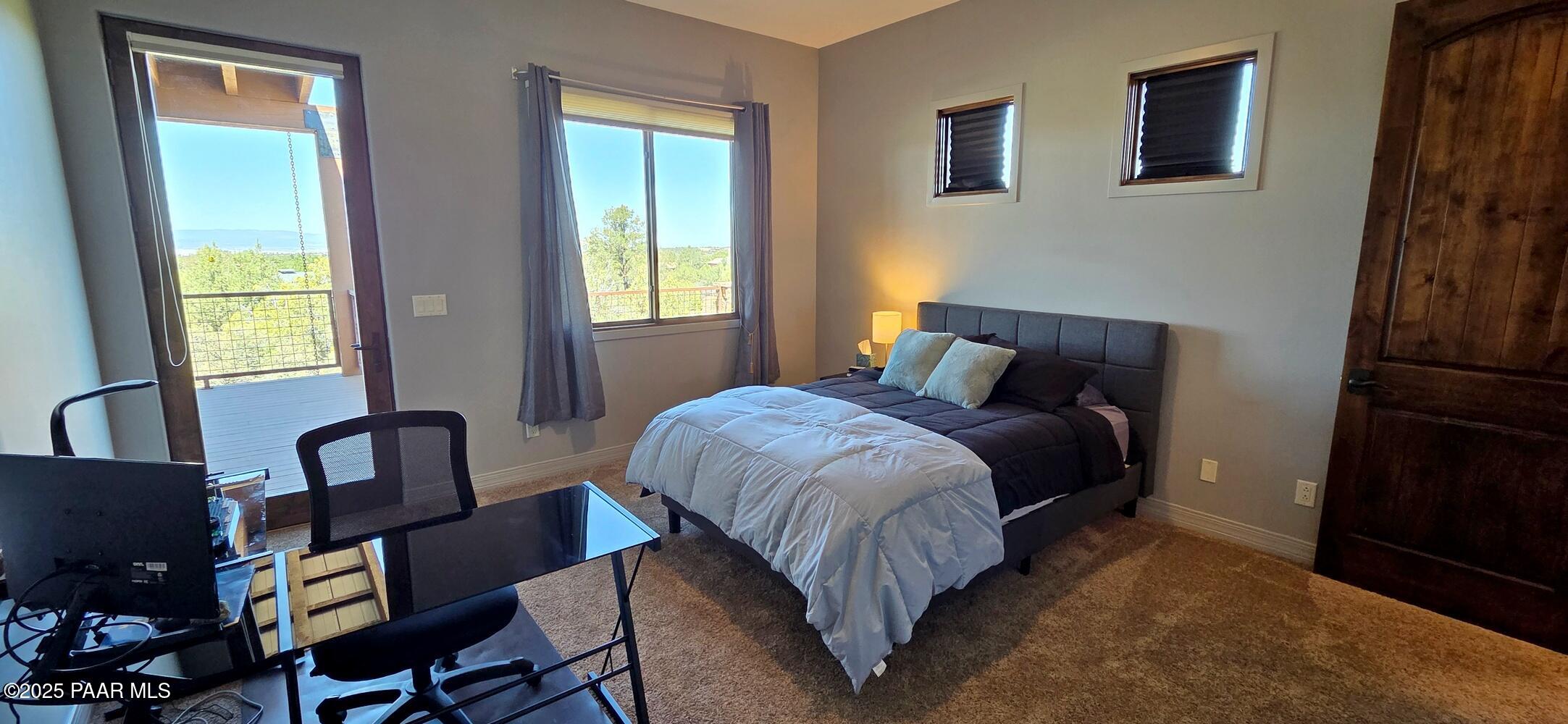 5470 West Three Forks Road Prescott, AZ 86305 - Photo 38 of 61 Bedroom 2 with View