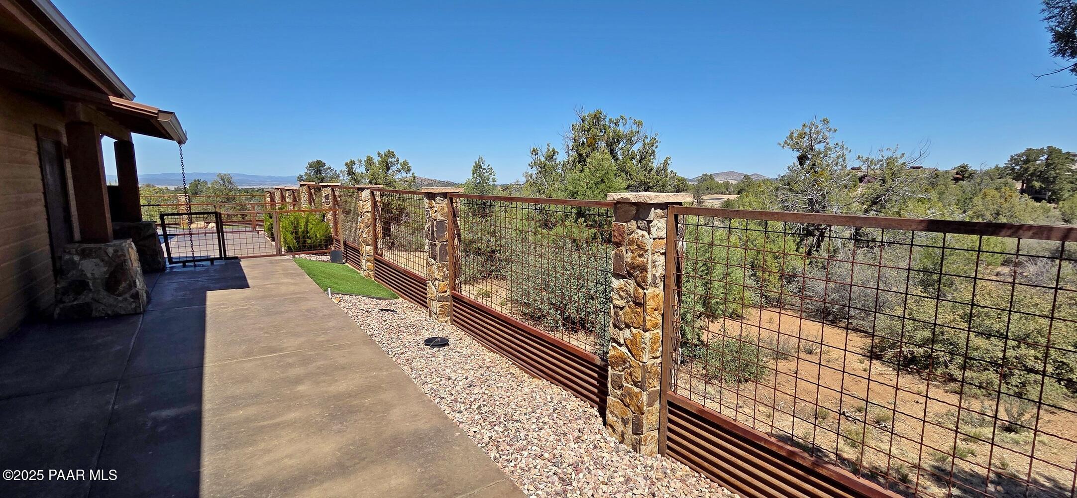 5470 West Three Forks Road Prescott, AZ 86305 - Photo 55 of 61 Fenced Side Yard