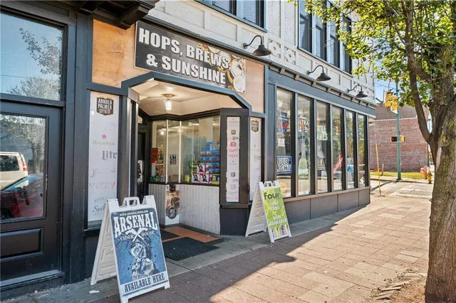 a outdoor space with lots of furniture and garden