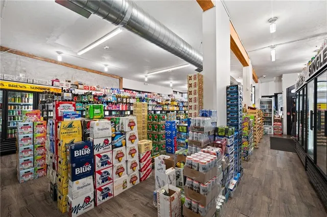 a view of interior of the building