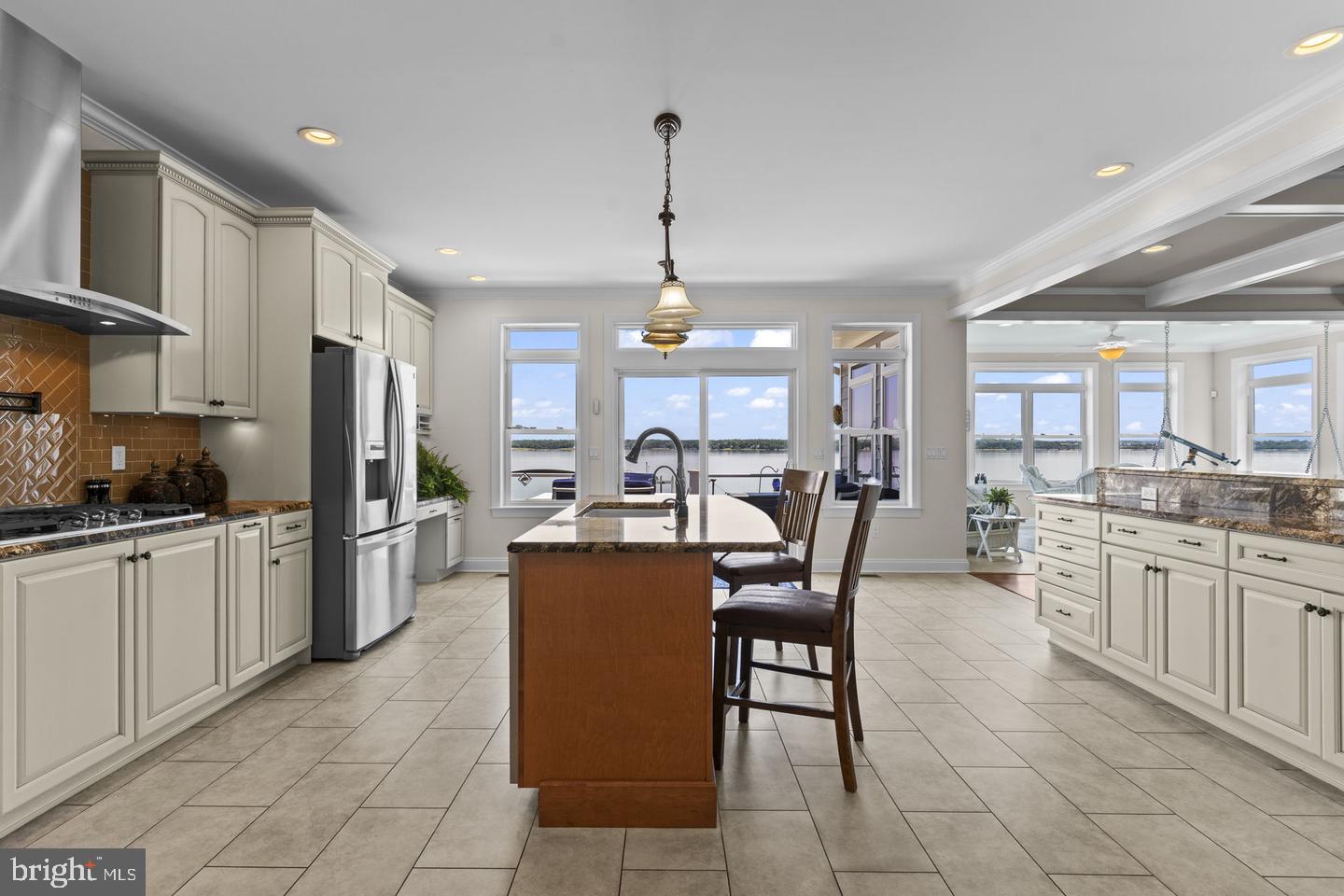 24814 Half Pone Point Road Hollywood, MD 20636 - Photo 14 of 80 Gourmet Kitchen with a View