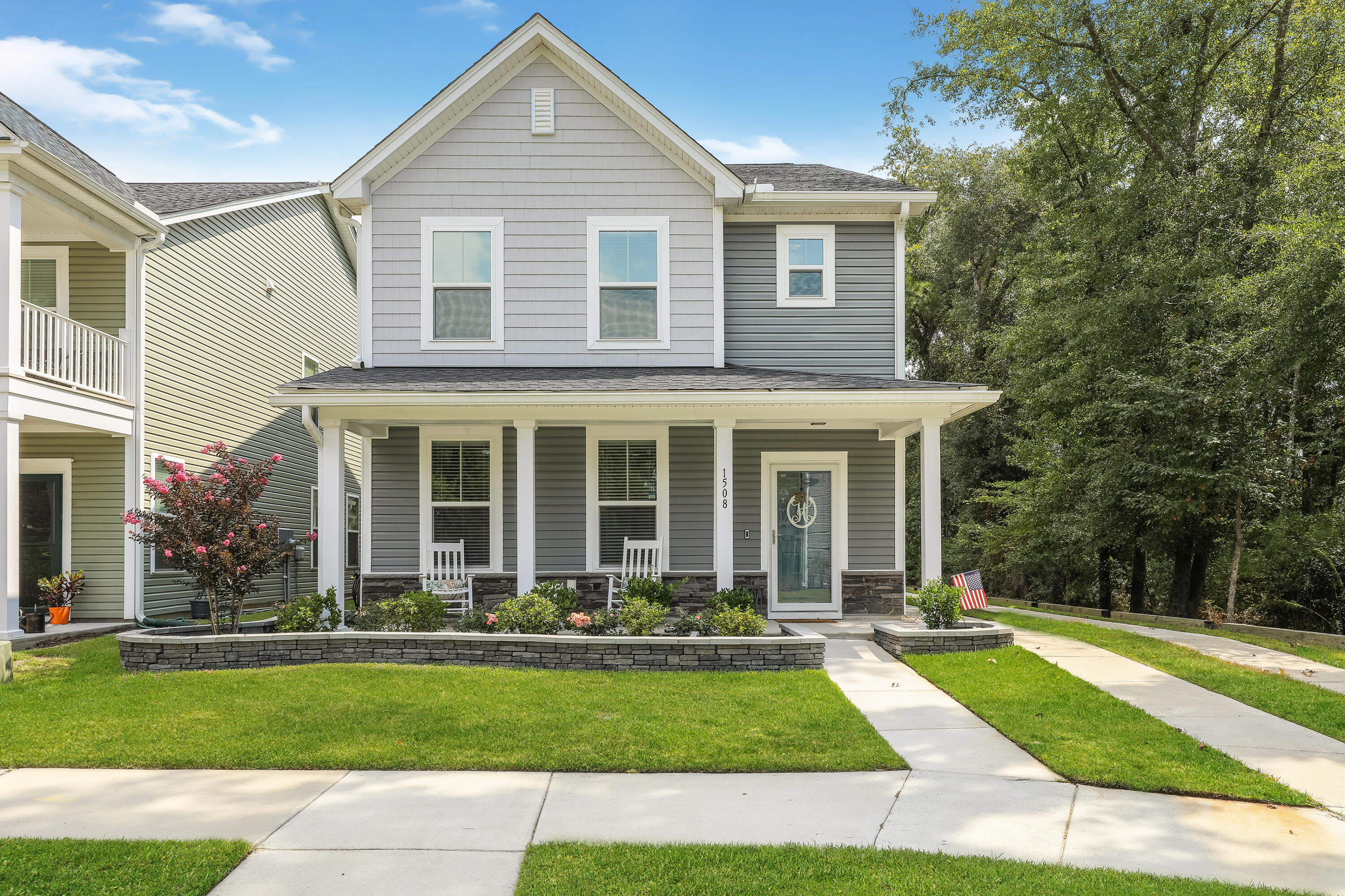 1508 Roustabout Way Charleston, SC 29414 - Photo 2 of 43 1508 Roustabout Front View with Wooded B