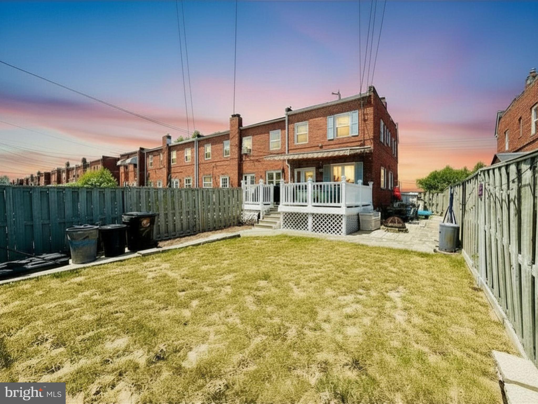 7747 Baltimore Street Baltimore, MD 21224 - Photo 11 of 20 Spacious rear yard w/privacy fence!