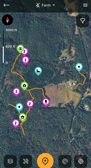 710-782 Little Eastatoee Road Sunset, SC 29685 - Photo 17 of 31 trail map for property