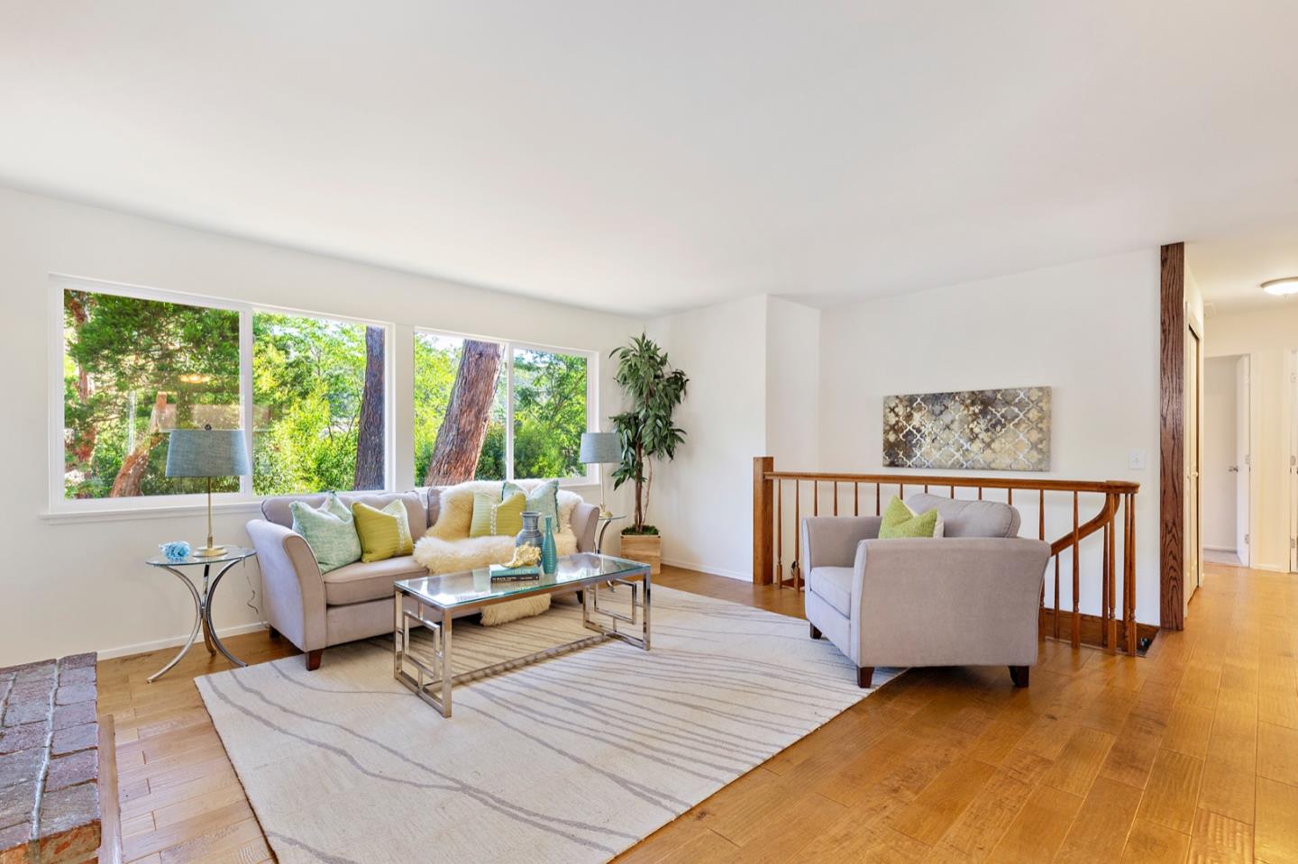 1528 Terra Nova Boulevard Pacifica, CA 94044 - Photo 6 of 32 a living room with furniture and a wooden floor