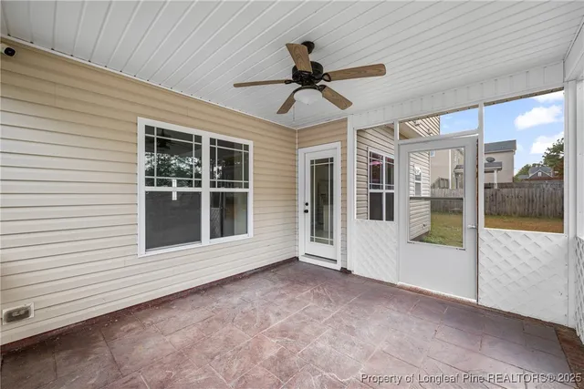 a view of an entryway of a house