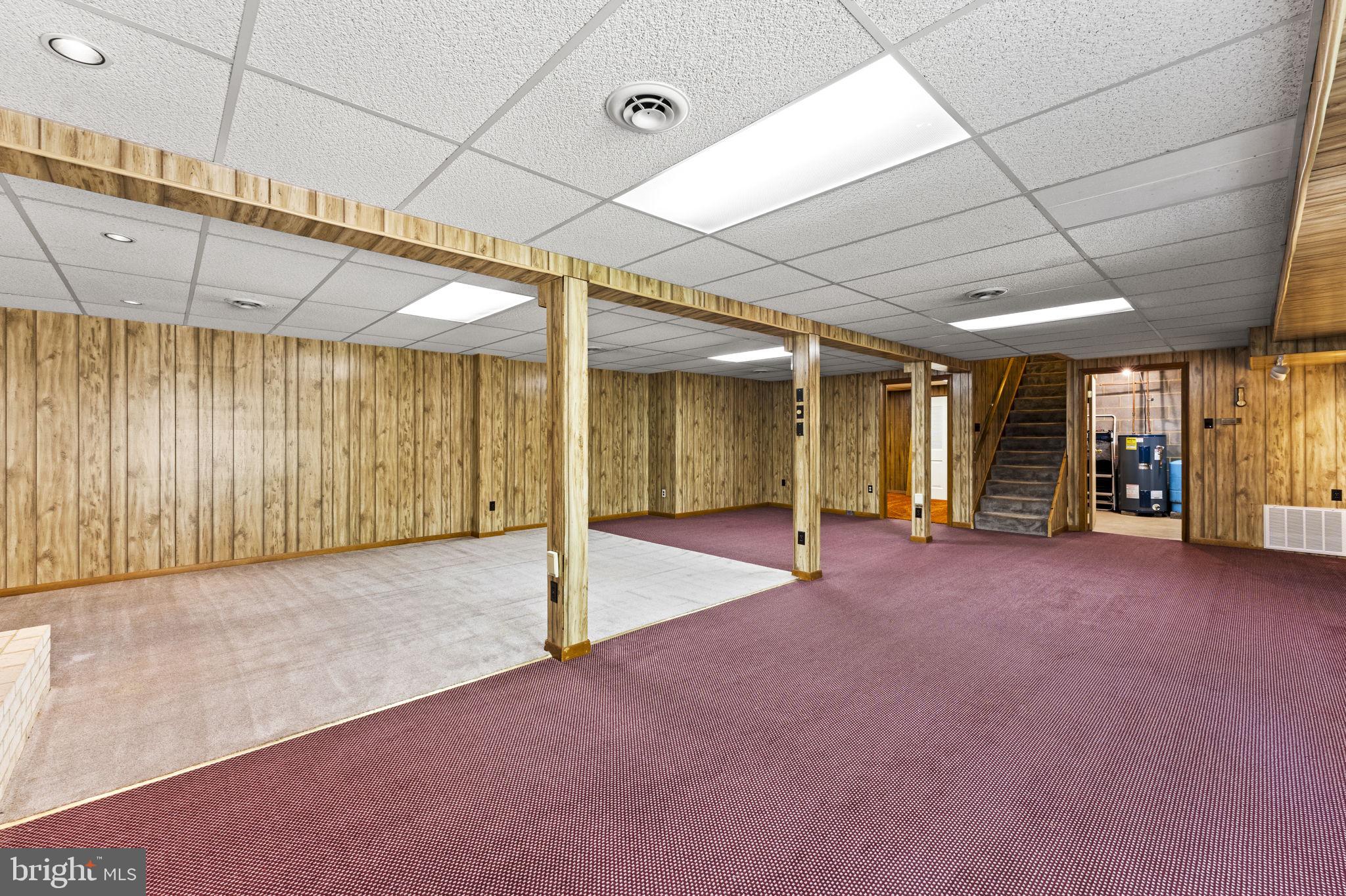 11053 Brent Town Road Catlett, VA 20119 - Photo 49 of 76 Spacious basement with warm wood accents.
