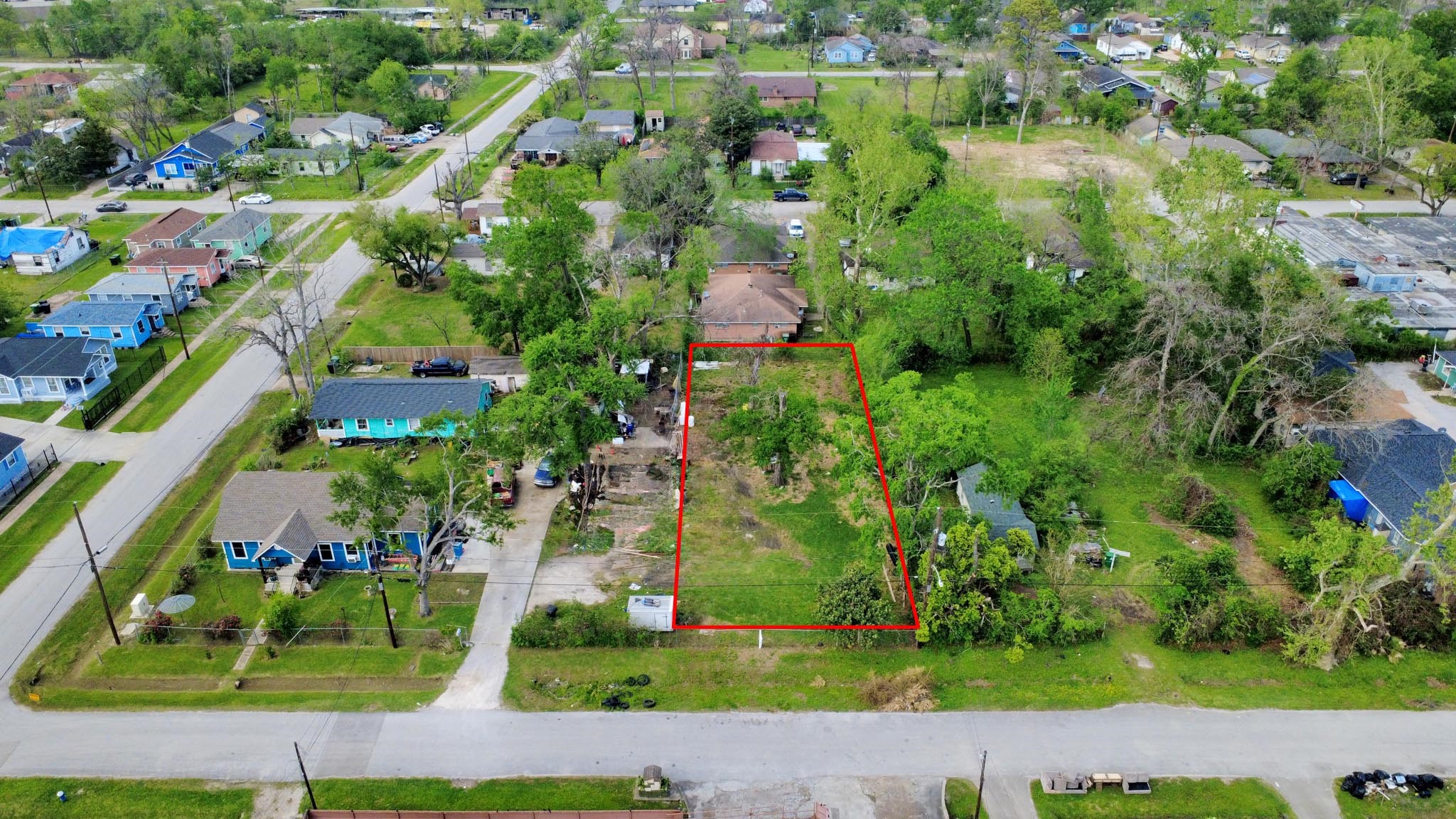 0 Memel Street Houston, TX 77026 - Photo 2 of 11 an aerial view of residential houses with outdoor space and trees