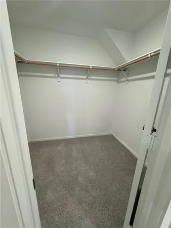 a view of a room with rack on the wall