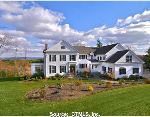 8 Old Orchard Road Granby, CT 06090 - Photo 1 of 1 a view of a house with a swimming pool and a yard