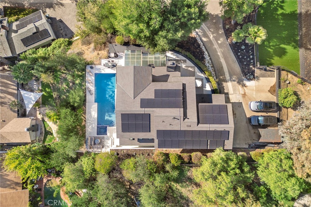 23229 8th Street Newhall, CA 91321 - Photo 2 of 52 an aerial view of residential houses with outdoor space and trees