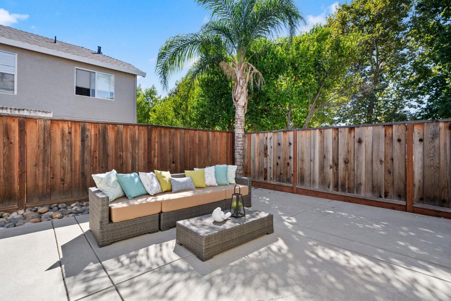9310 Hirasaki Avenue Gilroy, CA 95020 - Photo 17 of 30 a outdoor space with patio couch and a potted plant