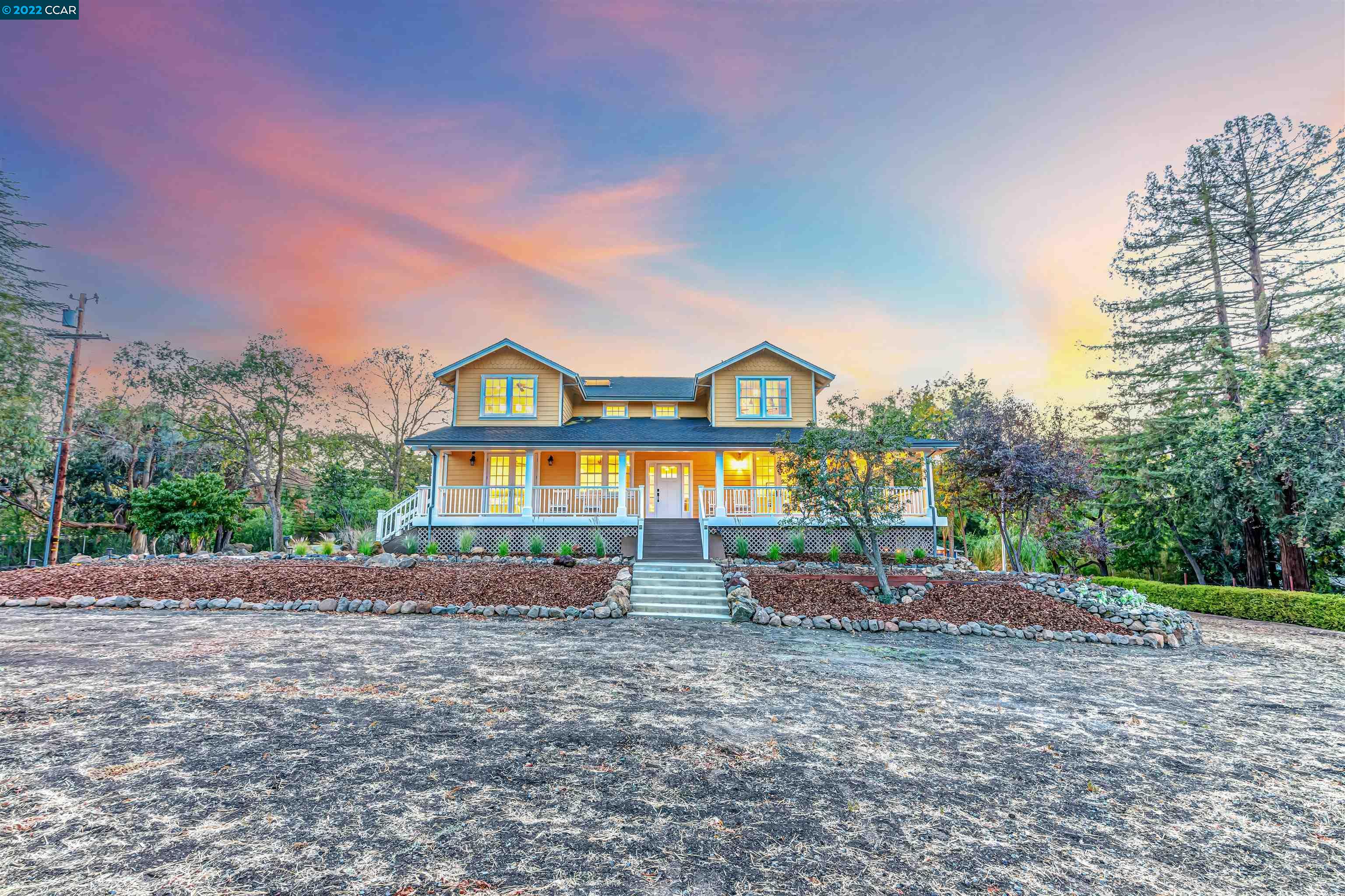 3146 Diablo View Road Lafayette, CA 94549 - Photo 1 of 1 a front view of a house with garden