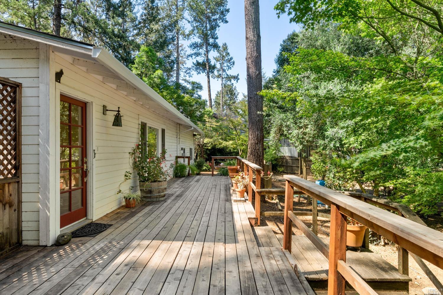 5372 Montecito Avenue Santa Rosa, CA 95404 - Photo 1 of 1 a balcony with wooden floor and outdoor space