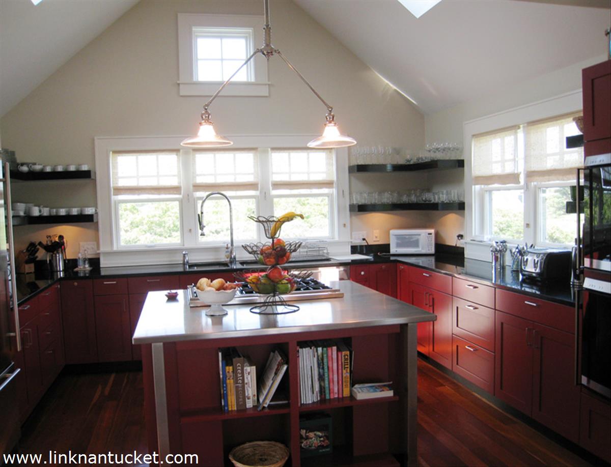 35 Wigwam Road Nantucket, MA 02554 - Photo 9 of 38 Main House Kitchen