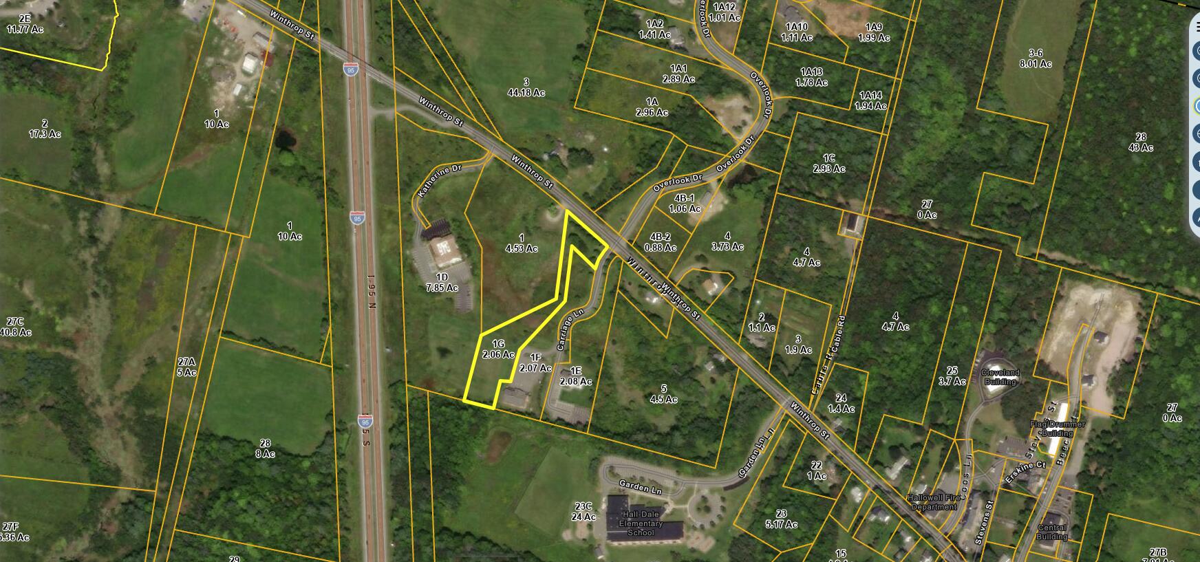 0 Carriage Lane Hallowell, ME 04347 - Photo 4 of 4 Parcel Outline