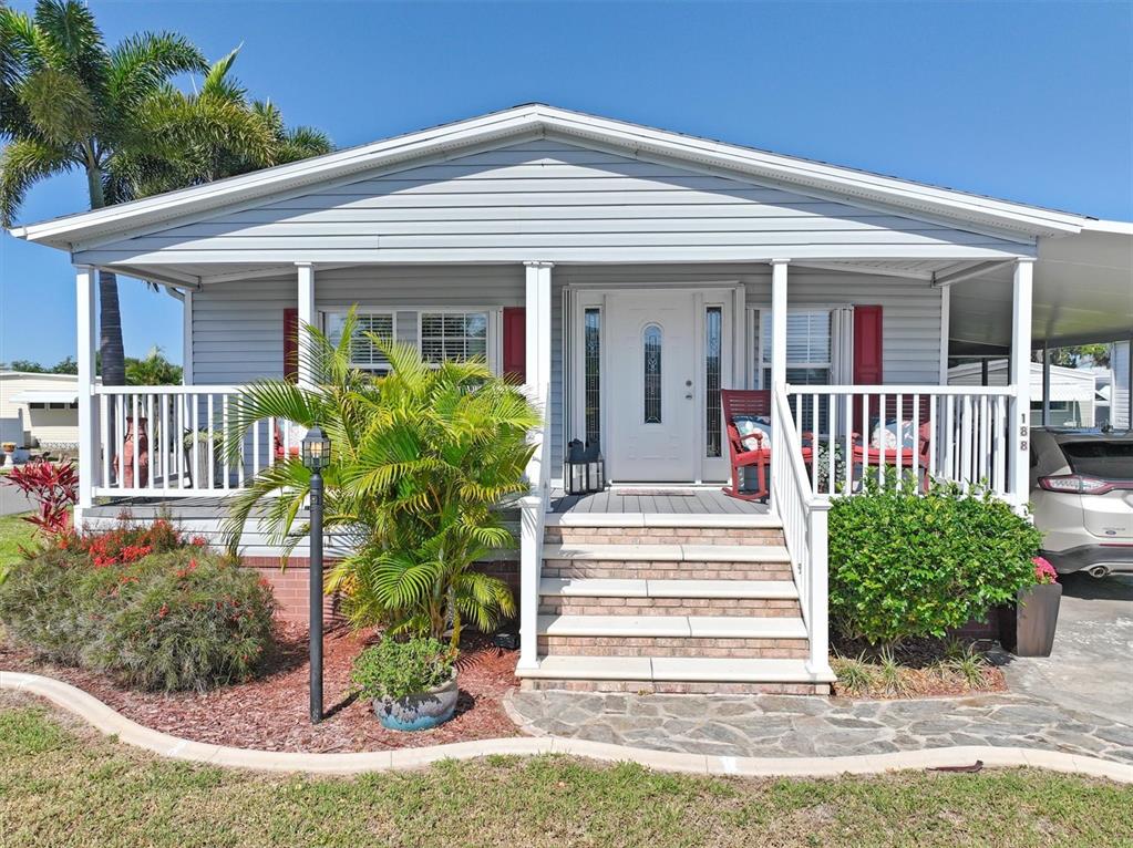 10303 Burnt Store Road, Unit 188 Punta Gorda, FL 33950 - Photo 1 of 1 Eagle Point welcomes your home with a front porch.