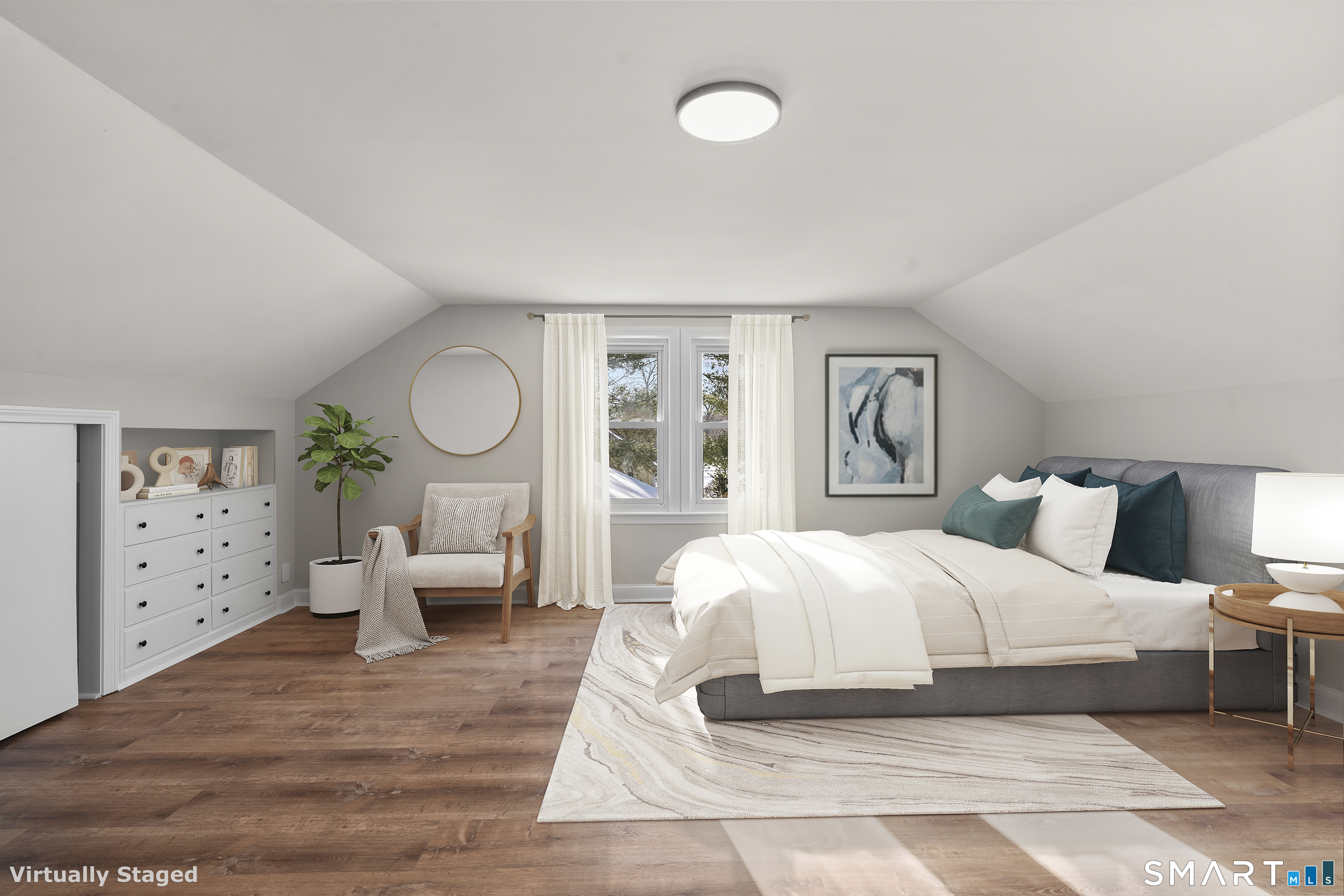 608 Kennedy Road Windsor, CT 06095 - Photo 26 of 39 a bedroom with a large bed and a couch