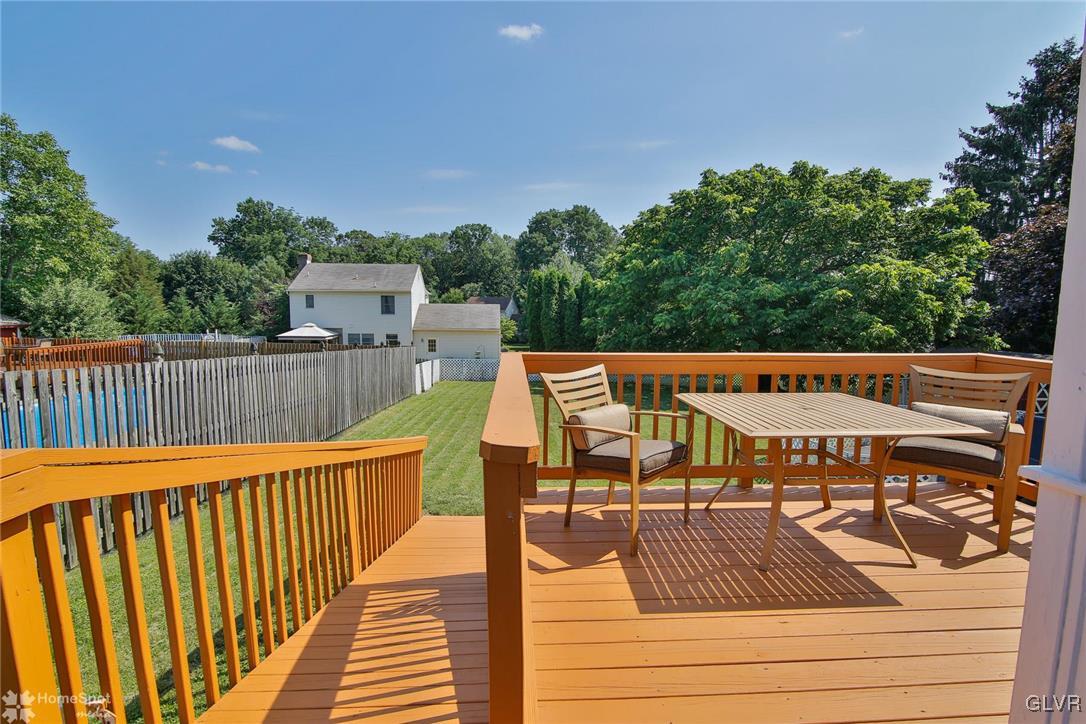 538 School Road Nazareth, PA 18064 - Photo 25 of 29 a view of a patio on wooden deck and a floor
