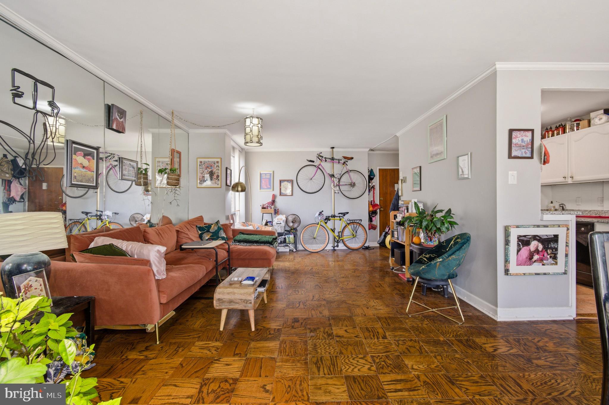400 O Street Southwest, Unit 402 Washington, DC 20024 - Photo 15 of 34 a living room with fireplace furniture and a rug