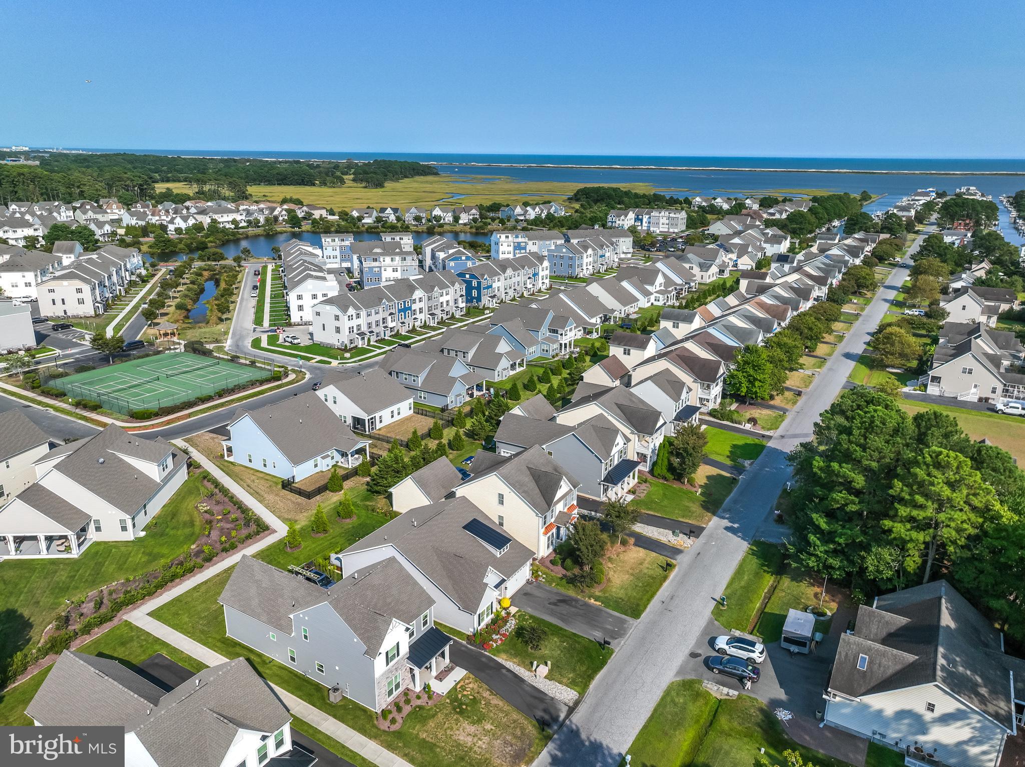 12125 Snug Harbor Road Berlin, MD 21811 - Photo 46 of 52 an aerial view of residential building with outdoor space and ocean view