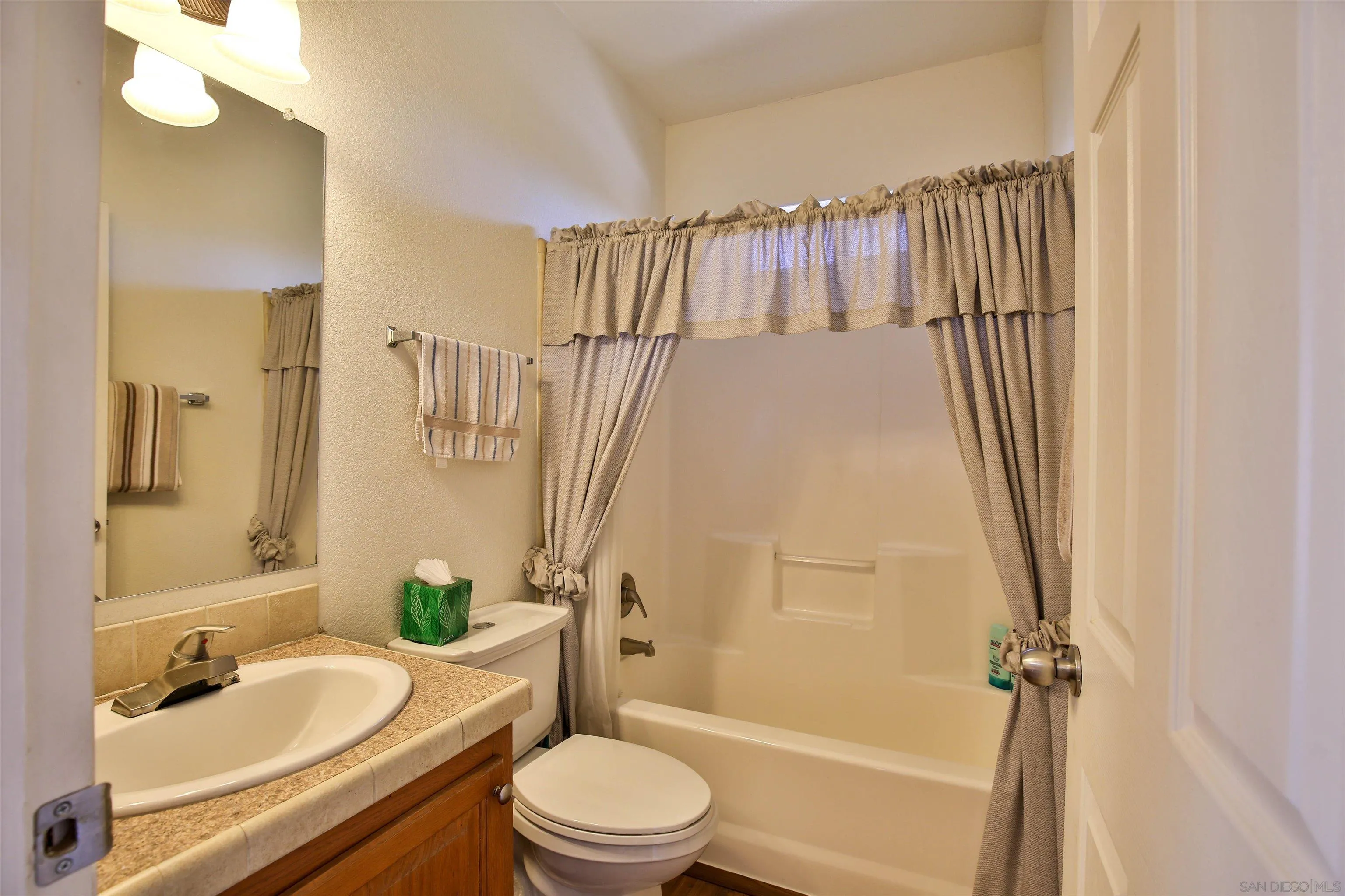2846 Frying Pan Road Borrego Springs, CA 92004 - Photo 16 of 27 a bathroom with a granite countertop sink toilet and shower