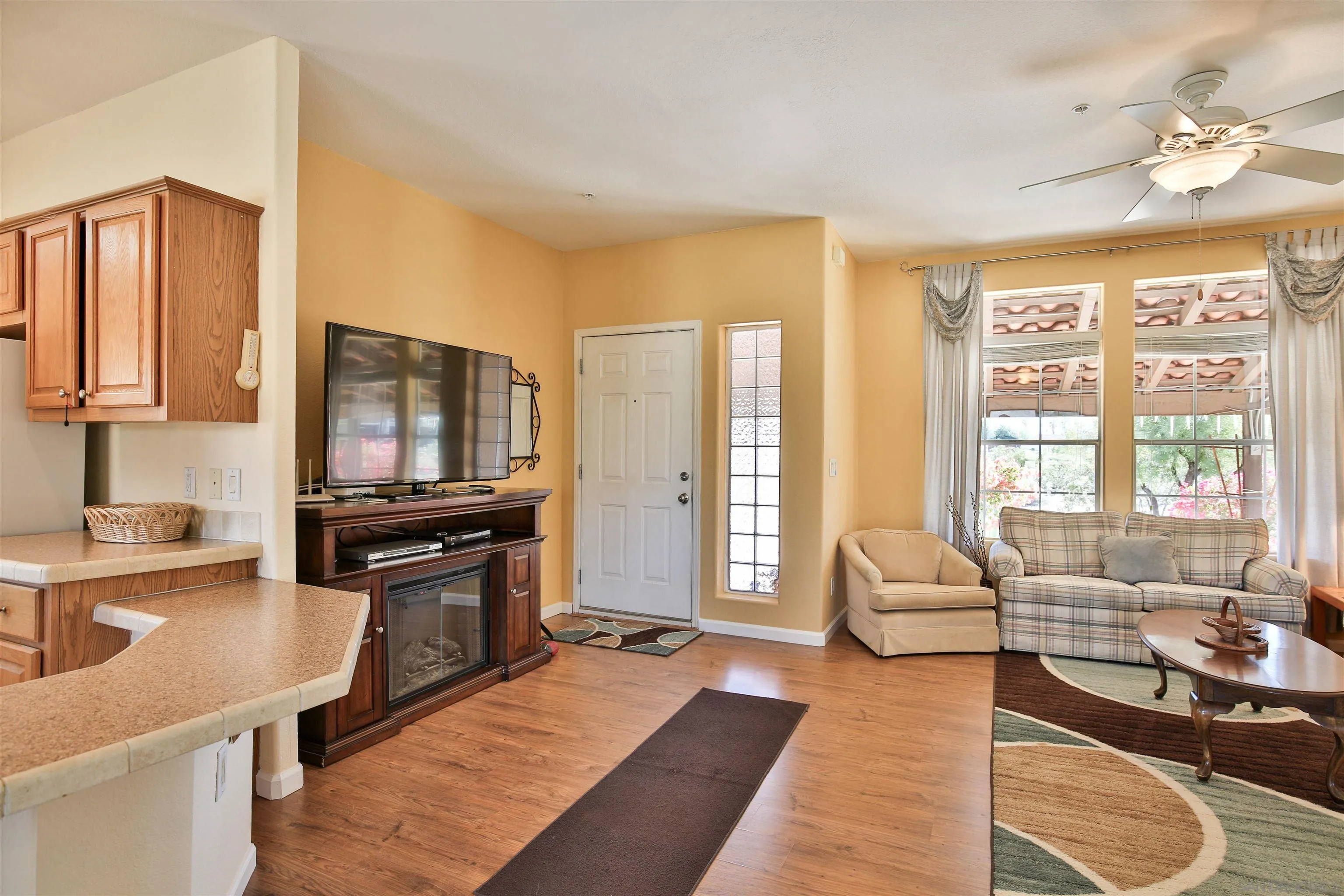 2846 Frying Pan Road Borrego Springs, CA 92004 - Photo 8 of 27 a living room with furniture and a flat screen tv