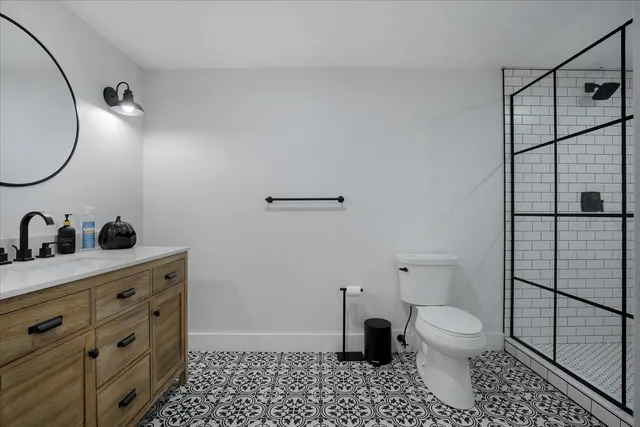 a media room with lots of chairs and a projector screen