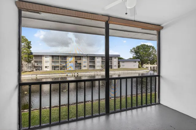 a view of a large window with an outdoor space