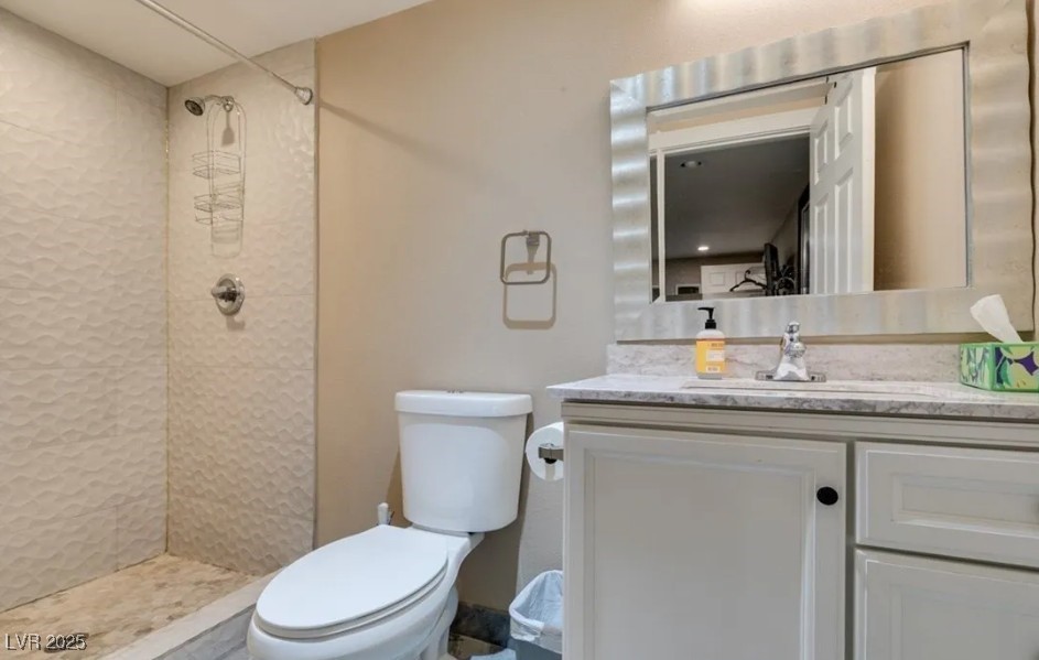 6520 Turtle Hill Road Las Vegas, NV 89110 - Photo 42 of 59 Bathroom with vanity and a stall shower