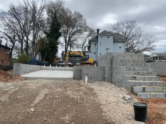 a view of road with large trees