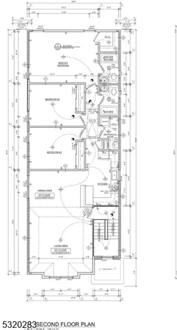 a black and white photo of a room