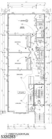 a black and white photo of a room