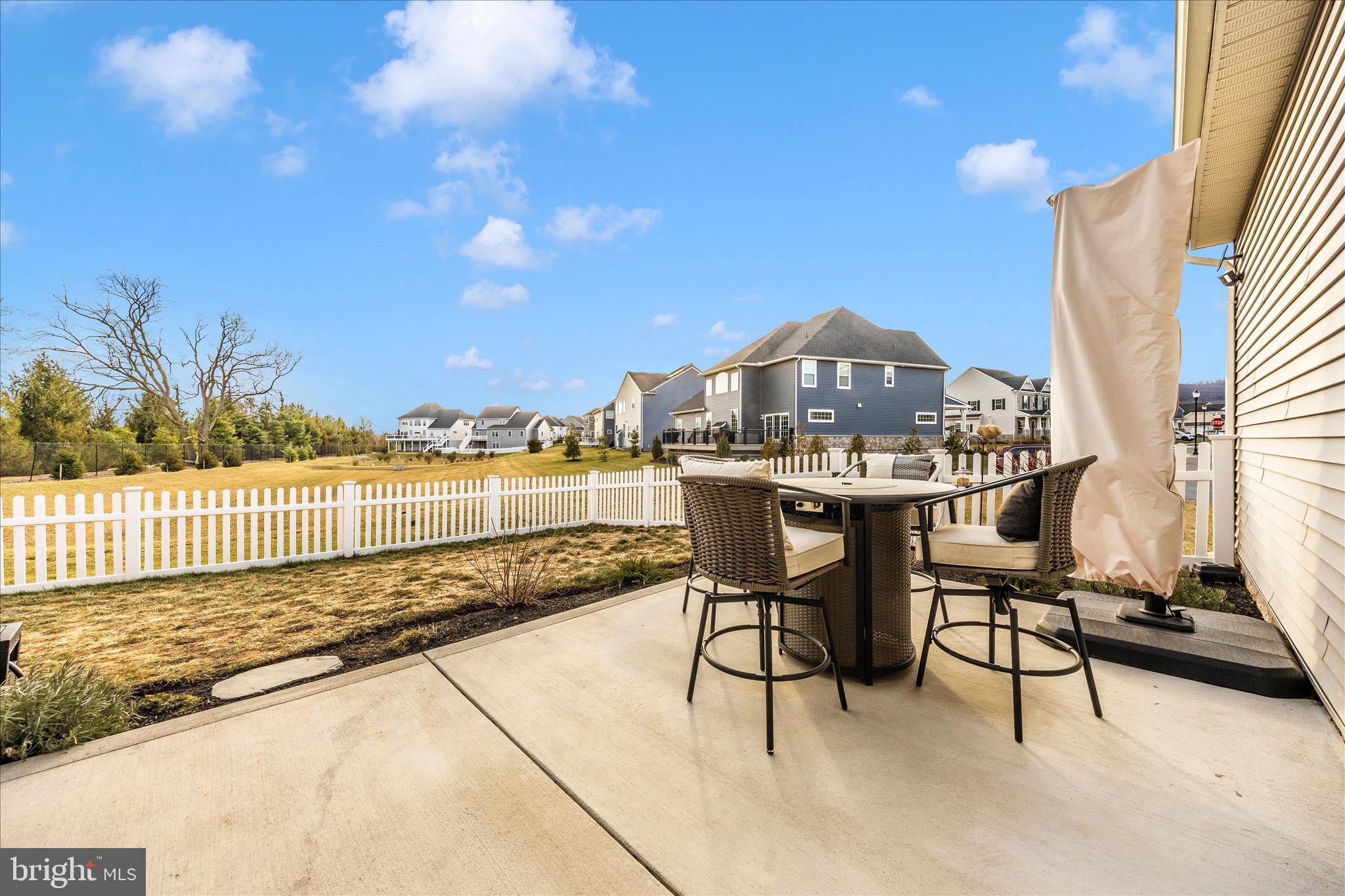 1600 Hobble Trail Frederick, MD 21702 - Photo 47 of 48 a view of a chair and table on the terrace