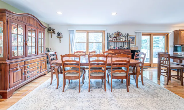 a view of an entryway with a window