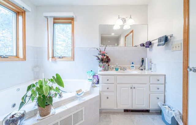 a room with gym equipment