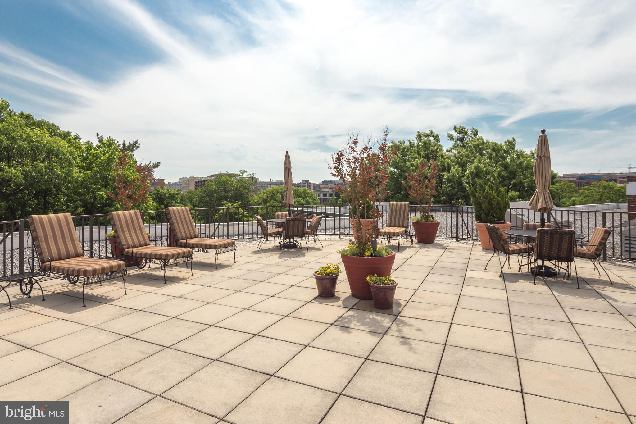 2500 Q Street Northwest, Unit 524 Washington, DC 20007 - Photo 11 of 13 Roof Terrace