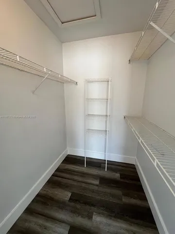 a view of walk in closet