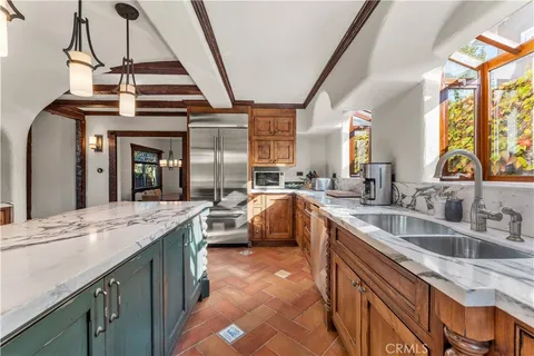 a view of bedroom and bathroom