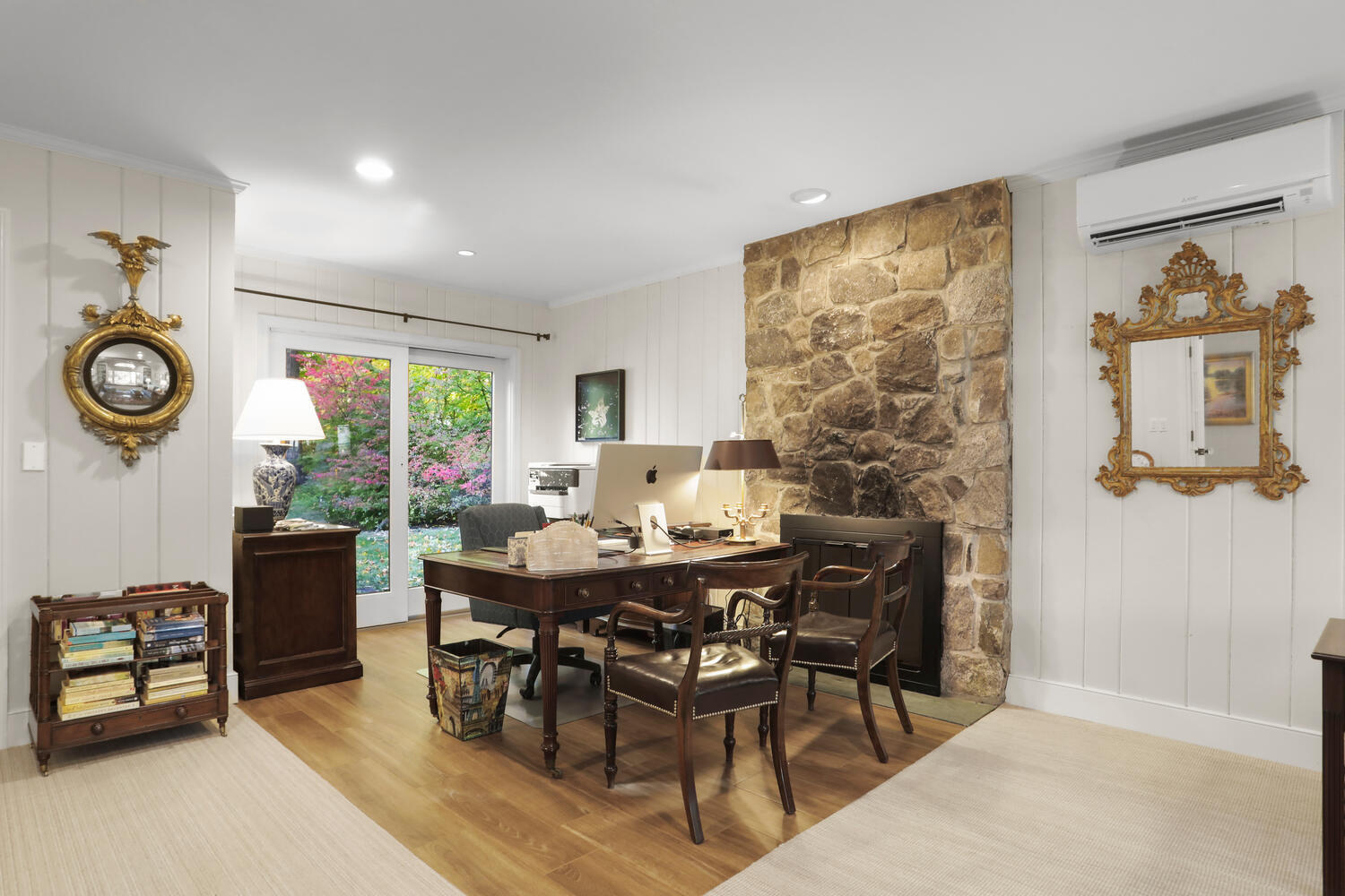 51 Logan Road New Canaan, CT 06840 - Photo 17 of 39 a view of a dining room with furniture window and outside view