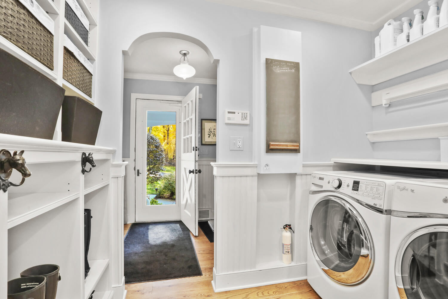 51 Logan Road New Canaan, CT 06840 - Photo 18 of 39 a view of living room with washer and dryer