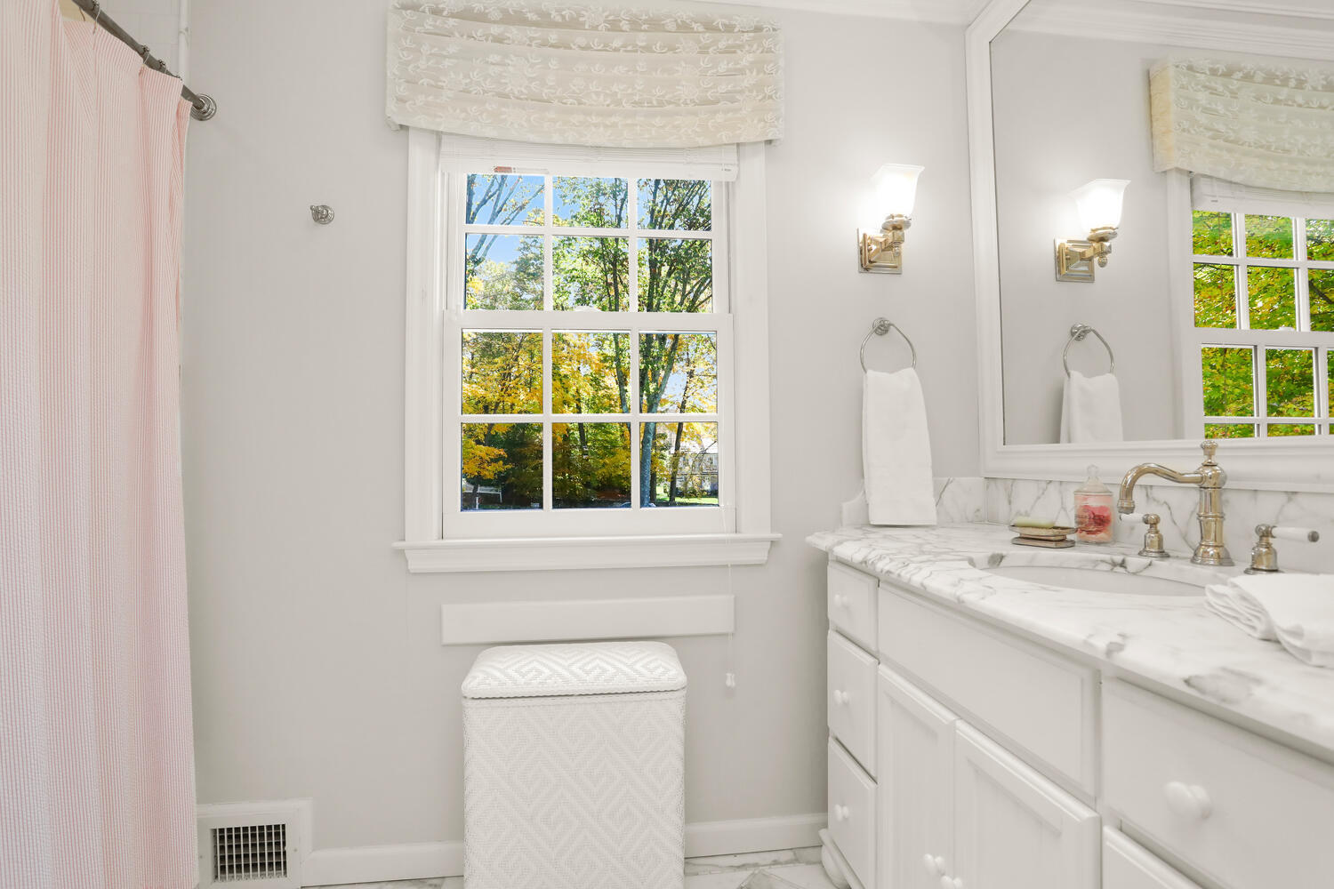 51 Logan Road New Canaan, CT 06840 - Photo 29 of 39 a bathroom with a sink and a toilet