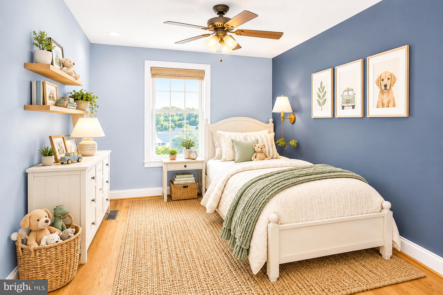 493 Harmon Road, Unit F Philadelphia, PA 19128 - Photo 22 of 38 Charming blue-hued cozy retreat.